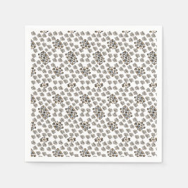 Guardanapo De Papel Luxe modern animalprint be brave girl