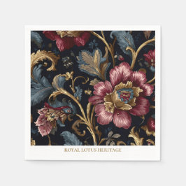 Guardanapo De Papel Luxury Indian Floral Paper Napkins Vintage Royal 