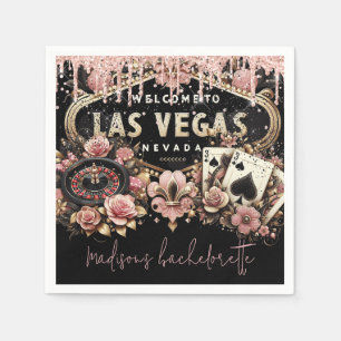 Guardanapo De Papel Luxury Personalizou a Bachelorette de Las Vegas