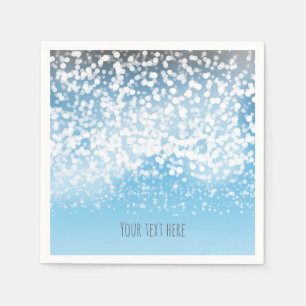 Guardanapo De Papel Luzes cintilantes Menu Romântico das Maravilhas d