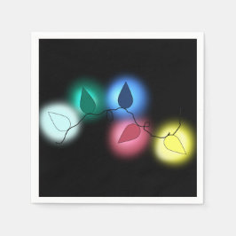 Guardanapo De Papel luzes de natal