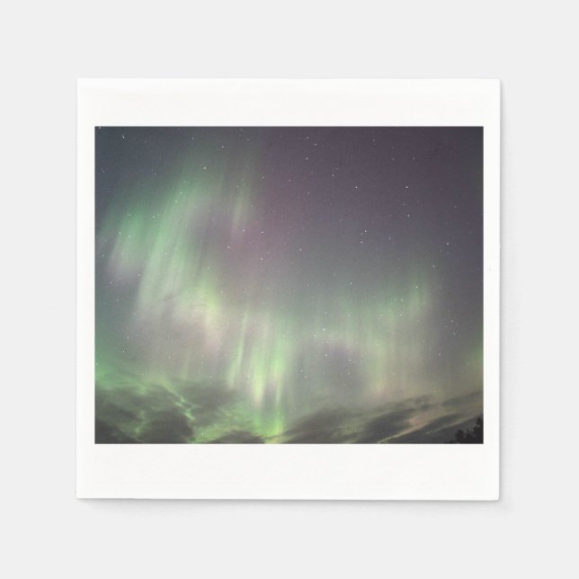 Guardanapo De Papel Luzes do norte (Frente)