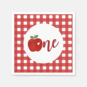 Guardanapo De Papel Maçã do nosso primeiro aniversário, Napkins