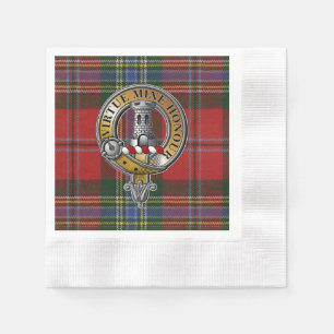 Guardanapo De Papel MacLean Tartan & Crachá