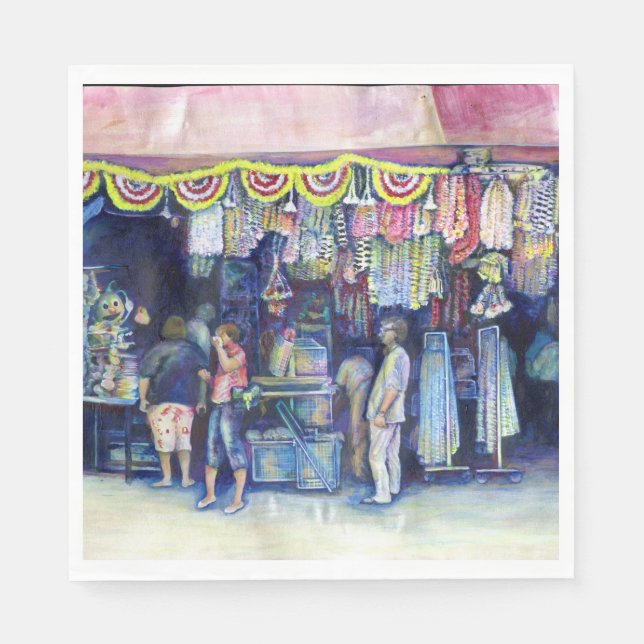 Guardanapo De Papel Mad Man on Market and Main, Singapura (Frente)