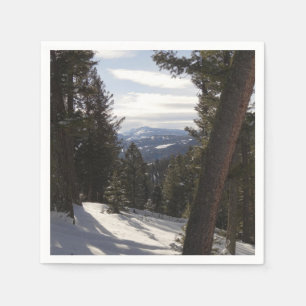 Guardanapo De Papel Madison Mountain em inverno em Montana