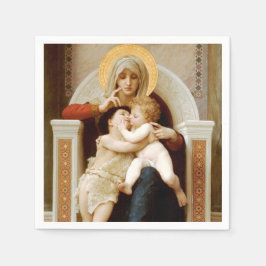 Guardanapo De Papel Madonna com a criança e João Batista, Desligar