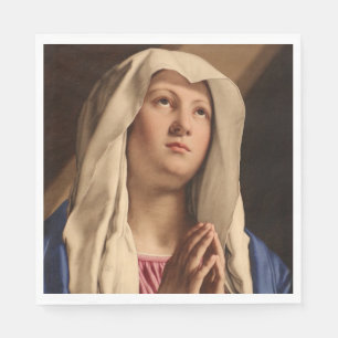 Guardanapo De Papel Madonna Praying (Virgem Maria) (Arte Cristã)