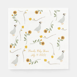 Guardanapo De Papel Madre Goose Enfermeira Rhyme Girassol