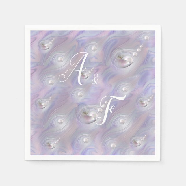 Guardanapo De Papel Mãe das Pérolas dando à luz uma Pérola (Frente)