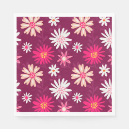 Guardanapo De Papel Magenta Daisy Design