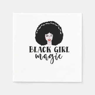 Guardanapo De Papel Mágica Menina Negra