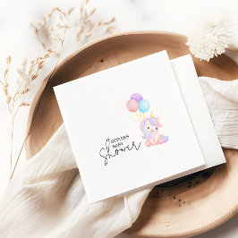 Guardanapo De Papel Magical Rainbow Unicorn Baby Shower Party