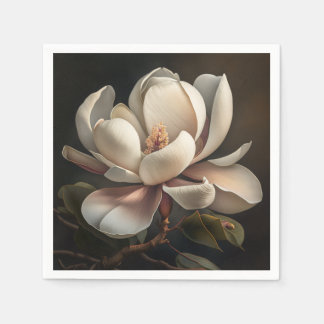 Guardanapo De Papel Magnolia Fllower Paper Napkin