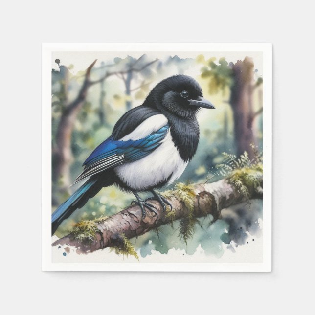 Guardanapo De Papel Magpie Napkins (Frente)