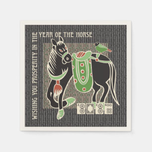 Guardanapo De Papel Mah Jongg Horse Napkins