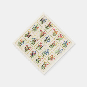 Guardanapo De Papel Mah Jongg Love Napkins