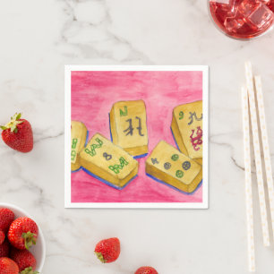 Guardanapo De Papel Mahjong
