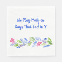 Mahjong Dot Crack Bam Watercolor Flower