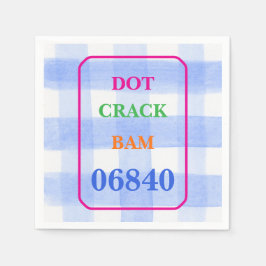 Guardanapo De Papel Mahjong Dot Crack Bam Watercolor Gingham