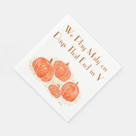 Guardanapo De Papel Mahjong Dot Crack Bam Watercolor Pumpkins