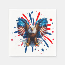 Maiestosa Águia Estrelas e Strikins Napkins