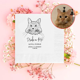 Guardanapo De Papel Maine Coon Cat Bebidas Personalizadas Em Mim