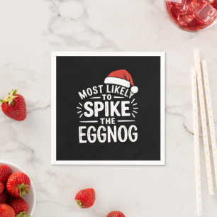 Guardanapo De Papel Mais Propenso a Adicionar Bebida Alcoólica ao Eggn
