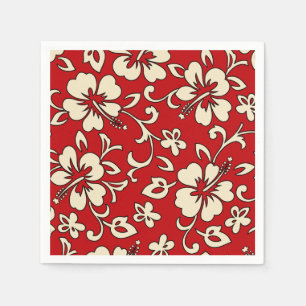 Guardanapo De Papel Malia Hibiscus Hawaiian Floral