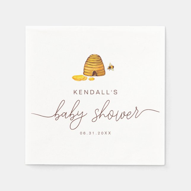 Guardanapo De Papel Mamãe-Bee Napkins (Frente)