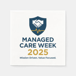 Guardanapo De Papel Managed Care Week 2025 - Cocktail Napkins