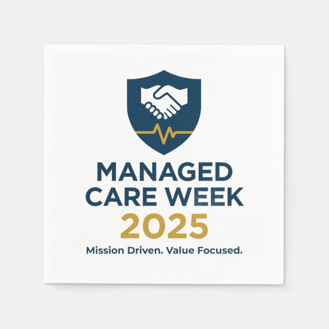 Guardanapo De Papel Managed Care Week 2025 - Cocktail Napkins (Frente)