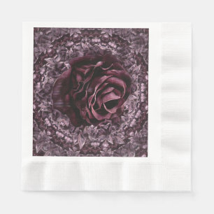Guardanapo De Papel Mandala de Rosa 