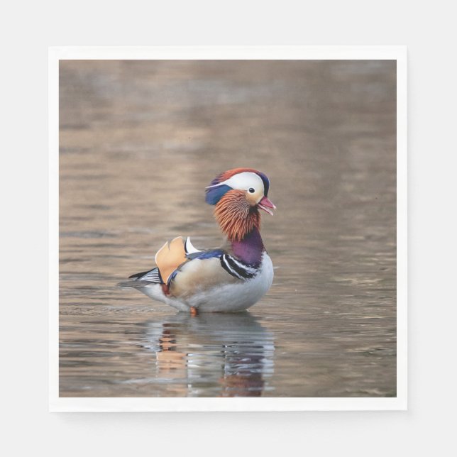 Guardanapo De Papel Mandarin Duck (Frente)
