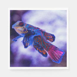Guardanapo De Papel Mandarin Goby Fish