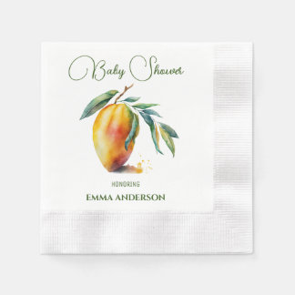 Guardanapo De Papel Mango tropical | CHÁ DE FRALDAS