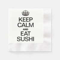 MANTENHA CALMA E COMA SUSHI