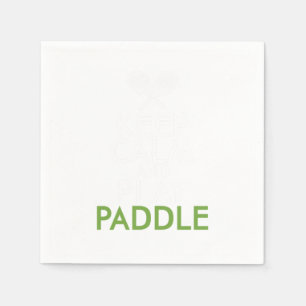 Guardanapo De Papel Mantenha-Se Calmo E Jogue Pá