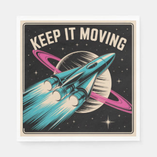 Guardanapo De Papel Mantenha-se em Movimento