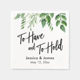 Guardanapo De Papel Manuscrito De Veneração Em Água Para Ter E Manter