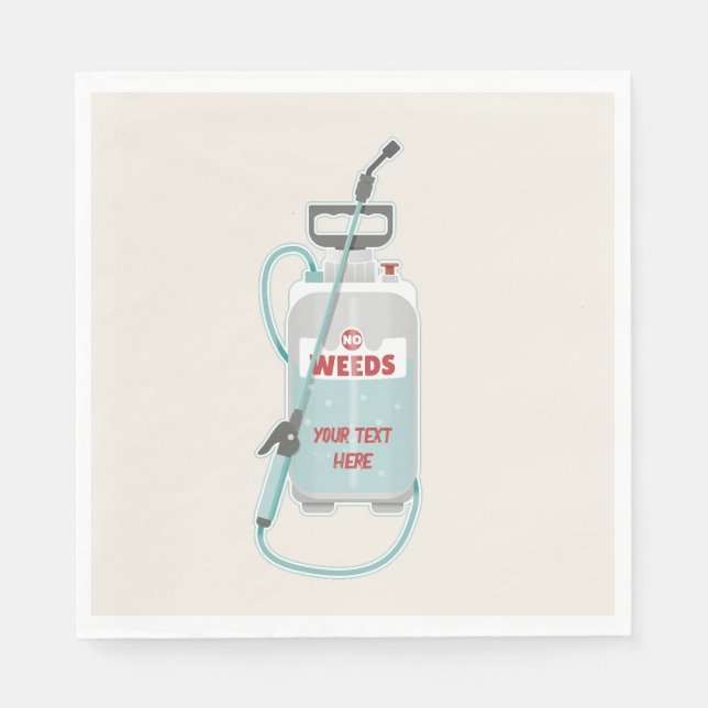 Guardanapo De Papel Manutenção de jardins de infestação (Frente)