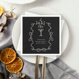 Guardanapo De Papel Mão Desenhada Uma Pequena Festa de aniversário Pre