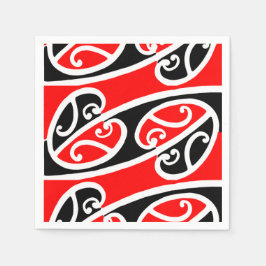 Guardanapo De Papel Maori Kowhaiwhai Pattern 2