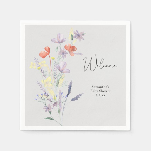 Guardanapo De Papel Maravilhas de boas-vindas (Frente)