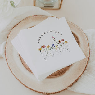 Guardanapo De Papel Maravilhoso e selvagem Aniversário