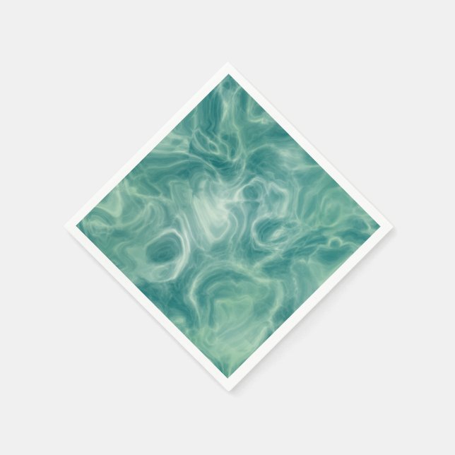 Guardanapo De Papel Marble Verde (Canto)
