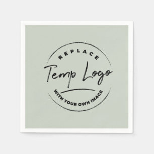 Guardanapo De Papel Marca com o logotipo corporativo ou o verde de ima