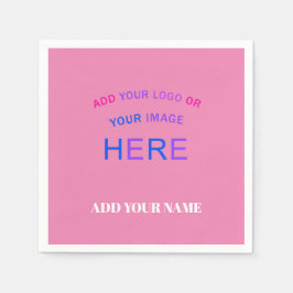 Guardanapo De Papel Marca registrada personalizada e moderna Rosa  
