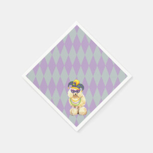 Guardanapo De Papel Mardi Gras Miniature Poodle
