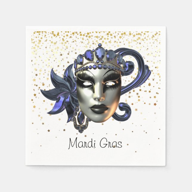 Guardanapo De Papel Mardi Gras Paper Napkins (Frente)